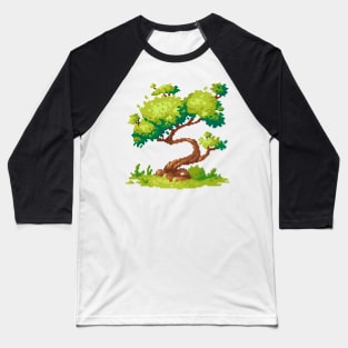 Pixel magical tree Baseball T-Shirt